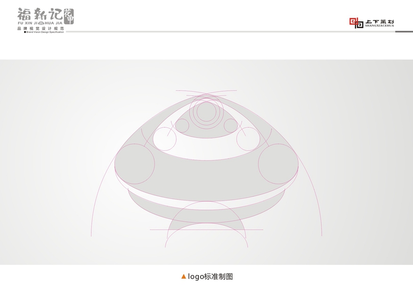 福新記花甲標(biāo)志設(shè)計，新鄉(xiāng)logo設(shè)計